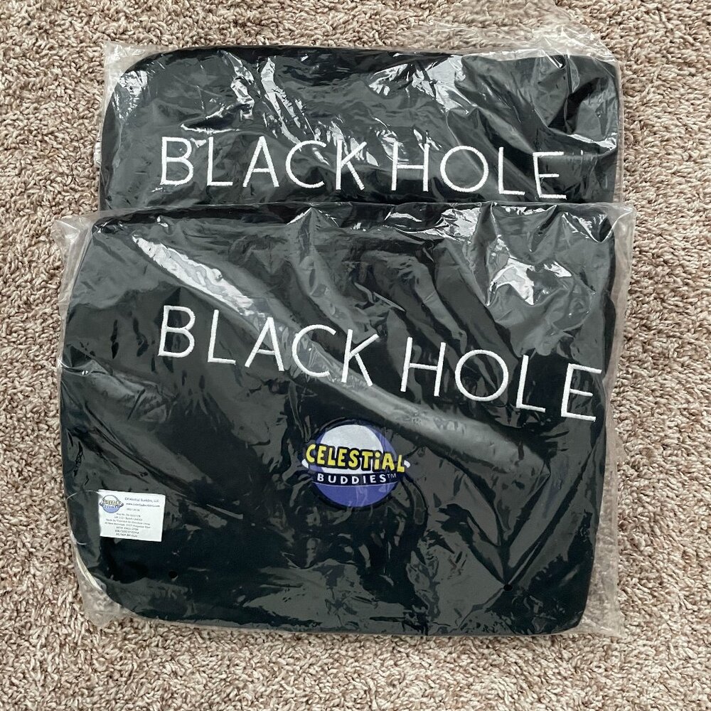 Two Brand New Celestial Buddies Black Hole Stuff Sacks